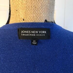 Jones New York Women’s Blue Sweater